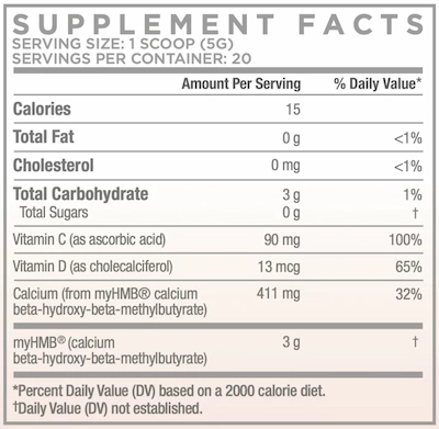 Muscle Genesis Supplement Facts
