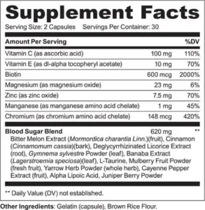 Type2Defense-Supplement-Fact