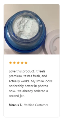 BriteWite Teeth Whitening Powder Customer Reviews