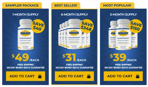 GlucoVault Price