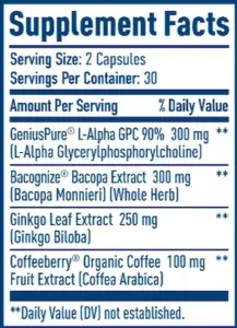 NativePath-Brain-Health-Supplement-Facts