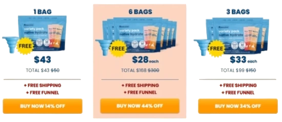 NativePath Hydrate Stick Packs NativePath Hydrate Stick Price